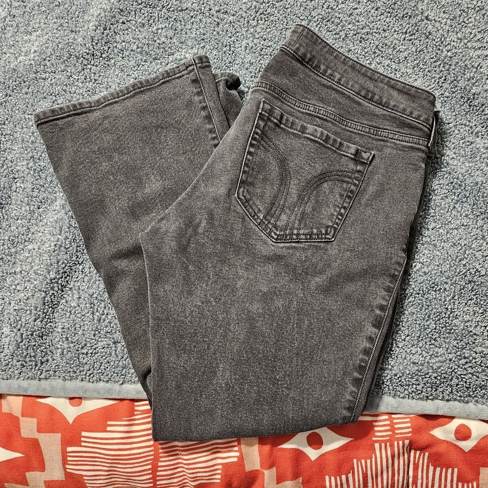 EUC Black Denim Hollister Pants 16S - Picture 6 of 6